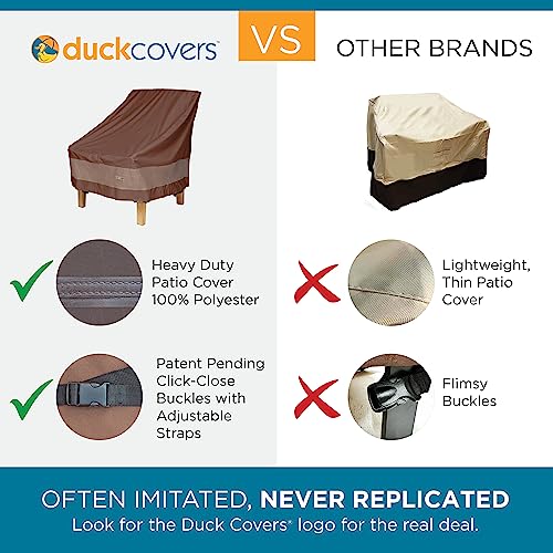 DUCKCOVERS Ultimate Waterproof Rectangular/Oval Patio Table with