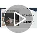 YATINEY Black Queen Upholstered Headboard with Storage & Charging Station, Adjustable