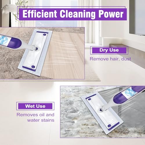 60 Pack Power Mop Refill Pads for Swiffer PowerMop Multi-Surface & Wood Mop - Compatible with DOCXCDO