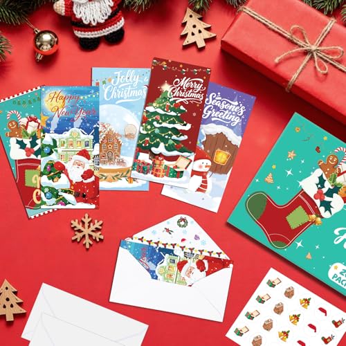 Christmas Money Holders for Cash, 20 Pack Cards with Envelopes Cash