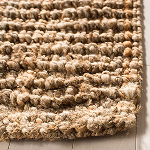 Natural Fiber Accent Rug 3x5 - Handwoven Jute Area Rug - Neutral