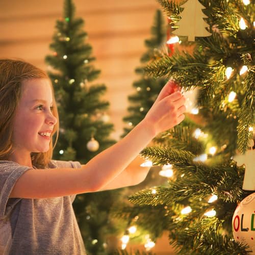 Zaffaella Warm White Battery LED String Lights 33ft, 8 Modes, 8 Pack