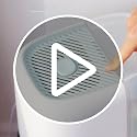 Canopy Bedside Evaporative Humidifier 36HR Run Time 2.5L White - No Mist