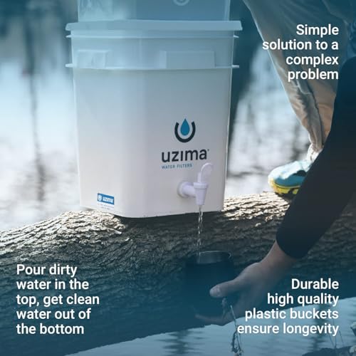 Uzima UZ-2 Gravity Water Filter System for Camping & Survival