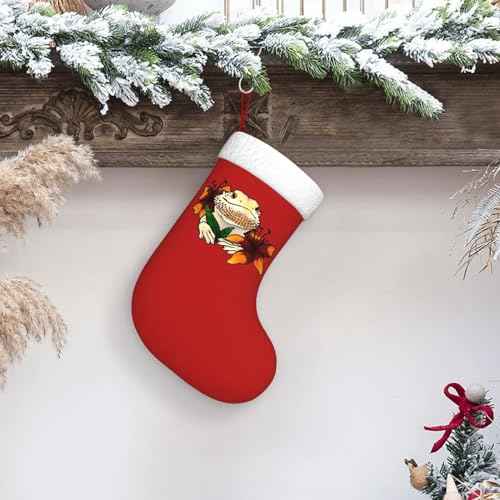 Bearded Dragon Christmas Stockings Xmas Stocking Christmas Hanging Bags Xmas Tree Decorations