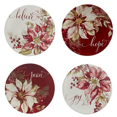 Certified International Winters Joy 16-Piece Dinnerware Set for 4 – Holiday Dinnerware