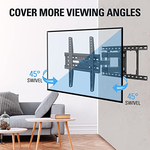 Mounting Dream Full Motion TV Wall Mount for 32-70 Inch Flat Screen TVs - Tilt, Swivel & Extend