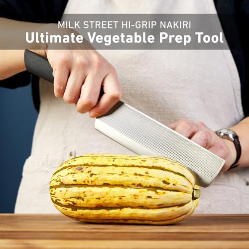 Christopher Kimball Milk Street 6.75-Inch Nakiri Knife - German Steel Vegetable Chef Knife for Home Kitchen