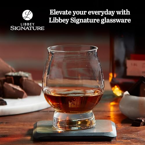 Libbey Kentucky Bourbon Trail Whiskey Glasses Set of 4 - Tasting Glasses, Dishwasher Safe, Restaurant Quality