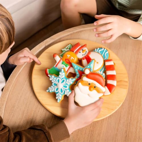 9-Piece Christmas Cookie Cutter Set Stainless Steel Holiday Baking Shapes