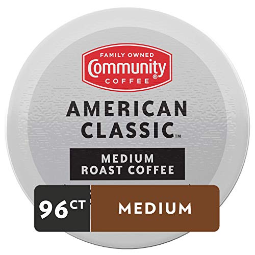 Community Coffee American Classic Coffee Pods - 96 Count, Compatible with Keurig 2.0