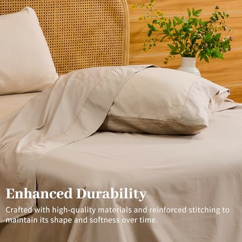 Linen Queen Sheets with 22-Inch Extra Deep Pockets - Bedlifes 1000TC Egyptian Cotton