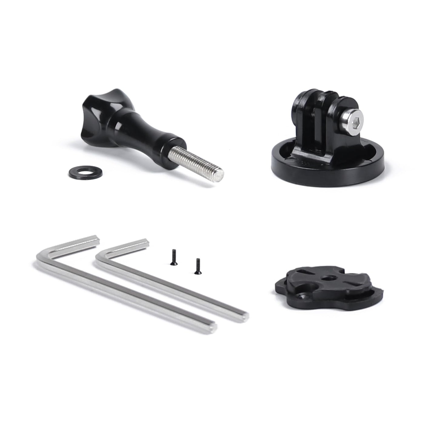 NELboNs Quick Release Sport Action Camera Mount Compatible with IGPS Port M80 Out-Front Bike Bracket Threaded Mount for Bicycle Lights Holder