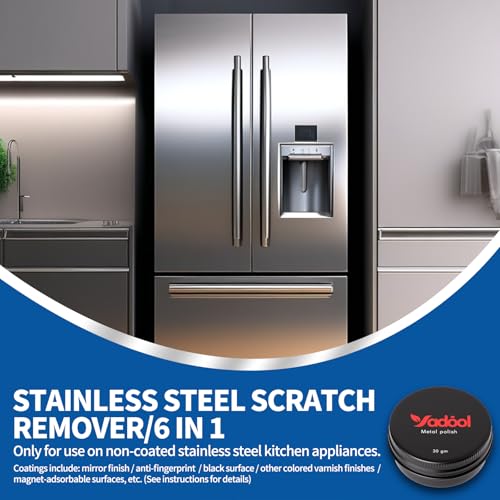 Yadool Stainless Steel Scratch Remover Kit for Non-Coated Appliances