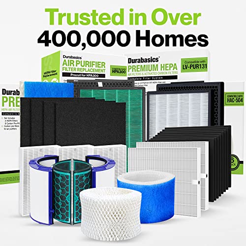 3-Pack Compatible Air Filters for Honeywell HPA300 Air Purifier - Includes Pre-Filters