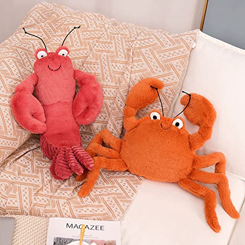 17" Lobster Plush Toy-Plush Pillow Stuffed Sea Animal Lobster PillowCushion -Stuffed Animal Toy Pillow for Home Decoration Gifts