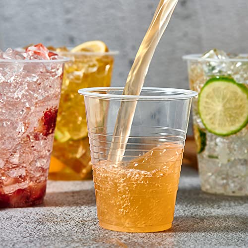 450 Pack 12 oz Clear Plastic Cups - Disposable, Crack-Resistant, BAP Free