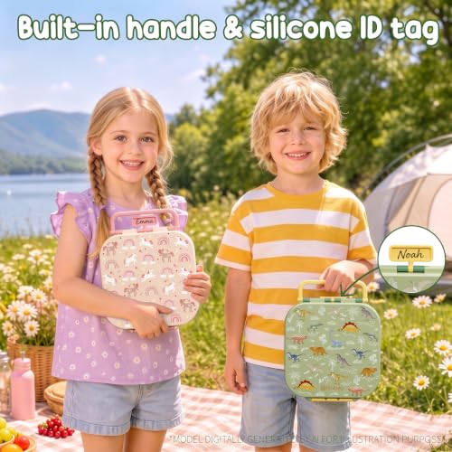 Kids Bento Lunch Box Set with Thermo Food Jar - Game Variation