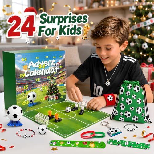 Advent Calendar 2026 Soccer Gift Set for Teenagers 24 Days Sports