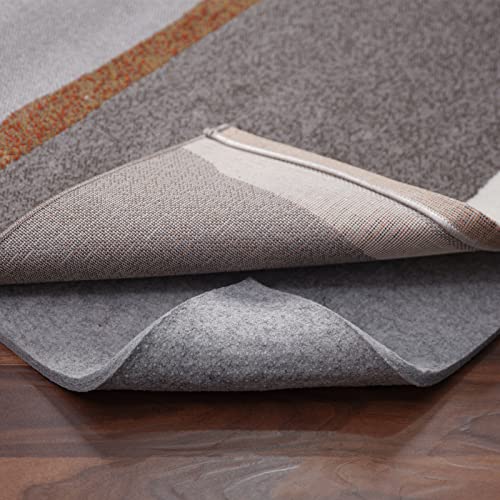 RESARE Grey 9x12 Non-Slip Felt Rug Pad for Hardwood Floors, 1/4 Inch Thickness