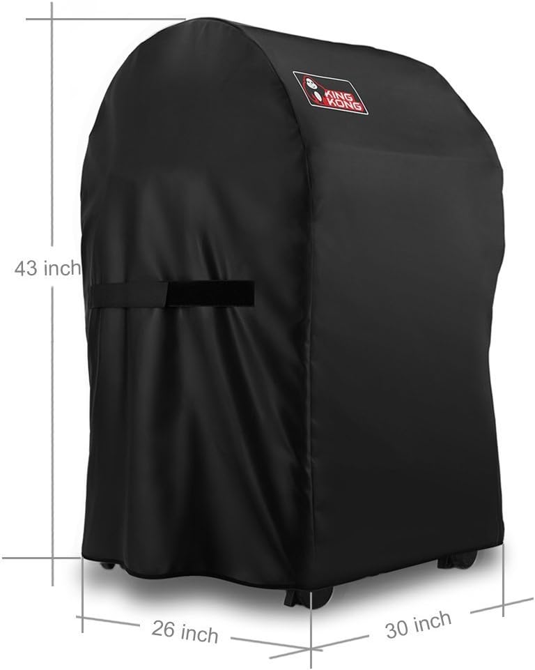 Kingkong 7105 Premium Grill Cover - Fits Weber Spirit 210 Series Gas Grills | Includes Grill Brush & Tongs