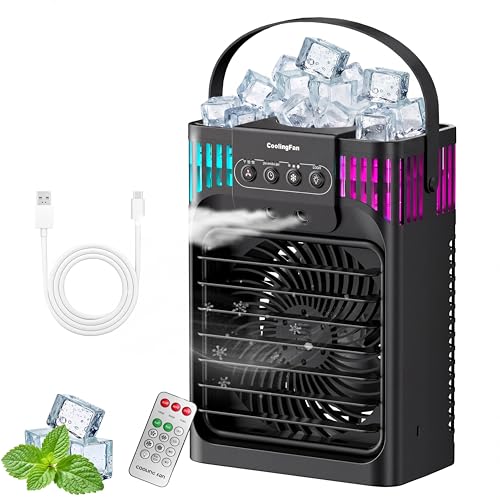 Portable Air Conditioners, Cooler Fan Mini Evaporative 3 Speeds,
