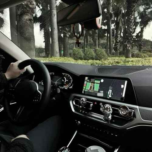 Bovemee 1Pc Handmade Christian 33 knot Orthodox Greek Omboskoini Prayer Rope Protection Blessing Cross Charm Tassel Car Hanging Charm Christmas gift (Brown)