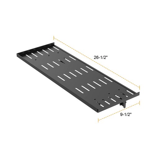 BBQ-PLUS Folding Shelf for Pit Boss Classic 700 Pellet Grill, Powder Coating Steel Front Folding Shelf Grill Accessories for Pit Boss with Screws, 26-1/2 x 9-1/2 Inches
