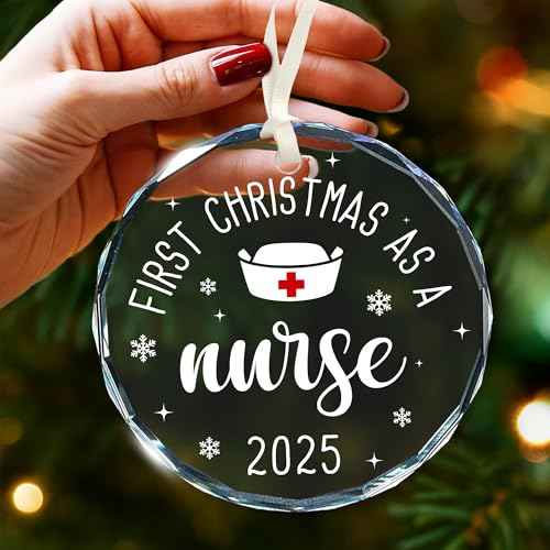 Nurse Ornaments for Christmas Tree - Unique Nurse Practitioner Gifts for Women, for Nursing Students, Ideal Ornament, Perfect as Graduation Gift for Women