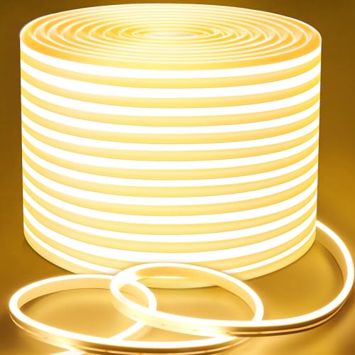 LED Strip Lights 32.8ft Warm White Dimmable Waterproof Neon Rope - Variation of THIS listing
