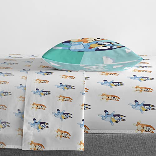 Bluey & Bingo Toddler Bedding Set 4 Piece Multi - Jay Franco, Fits Standard Toddler Mattress