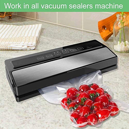 Large Vacuum Sealer Bags 14x20 Inches - 4mil Heavy Duty Food Storage, 200 Count