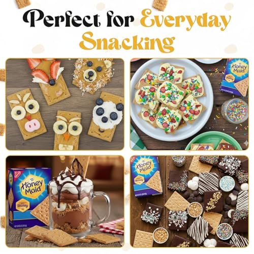 Bulk Honey Graham Crackers Pack of 8 – Classic Snack for S’mores & Baking