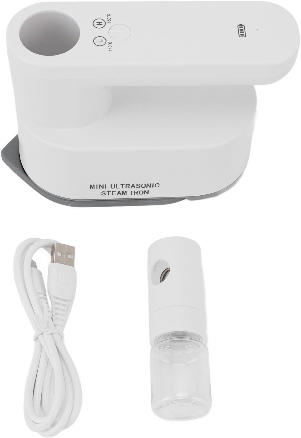 Skiennix Travel Steamer - Cordless Rechargeable Mini Steam Iron with 2 Temperature Settings | Portable Handheld Design