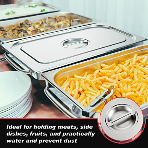 Suclain Full Size Stainless Steel Steam Table Pan Cover - Model 12