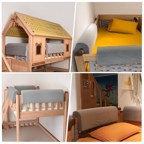 Toddlers' Bed Rail Bumpers Protector, Children's Guardrail Padding,