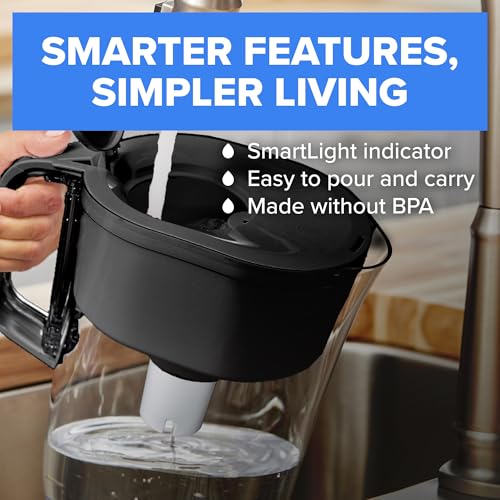 Brita Large 10-Cup Water Filter Pitcher with BritaPlus Filter - Clear