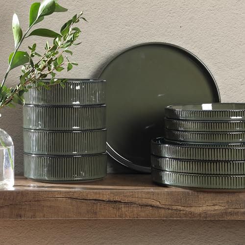 Gibson Elite 12 Piece (Service for 4) Townscape Plates and Bowls