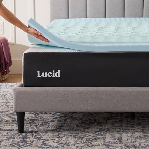 2 Inch Gel Memory Foam Mattress Topper Queen - 5 Zones Cooling Plush US CertiPUR