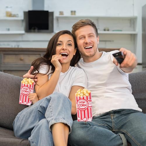 1000 Pack Paper Popcorn Bags 1oz - Individual Serving, Leak-Resistant