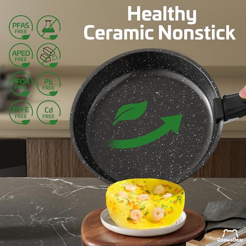 26 Pcs Pots and Pans Set Non Stick, Detachable Handle Cookware