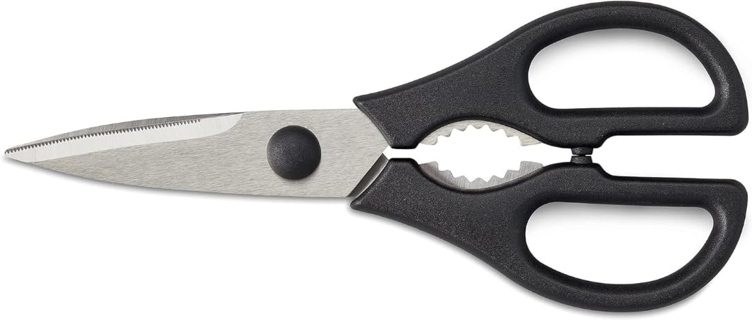 All-Purpose Kitchen Shears, Heavy-Duty Stainless Steel, Detachable Scissors with Comfortable Grip, Dishwasher Safe, 8-Inch