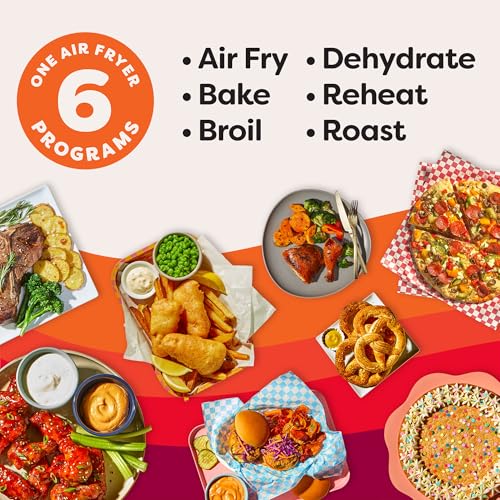 Instant Pot 4Qt VORTEX 6-in-1 Mini Air Fryer with Sea Salt - Compact Multi-Function Appliance
