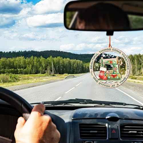 Sewing Machine Christmas Ornament for Tree - Quilt Ornament - Sewing Gifts 2024