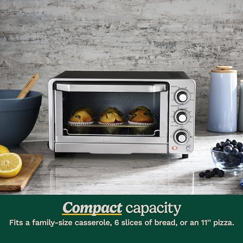 Cuisinart Toaster Oven Broiler, 1800W Countertop Design, 0.5 cu. ft.