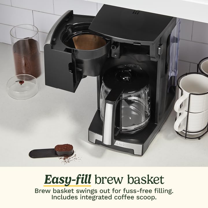 Cuisinart 12-Cup Glass Carafe Automatic Coffee Maker with Programmable Brew