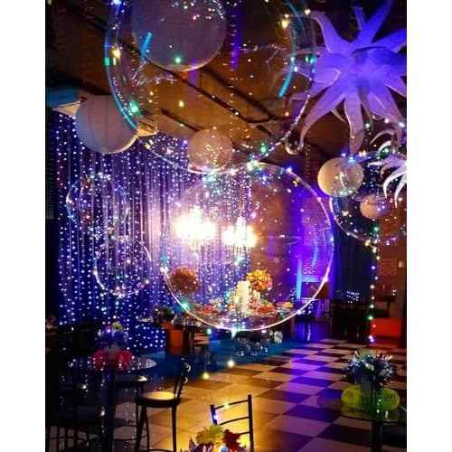 36 Inch Bobo Balloons, 5PCS Bubble Balloon Clear Balloons Helium Style Large Transparent Balloon for LED Light Up Ballons Birthdays Anniversary Weddings Baby Showers Christmas Party Decorations