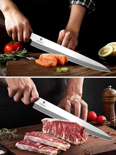 10 Inch Sushi Knife - High Carbon Japanese Steel Sashimi Knife