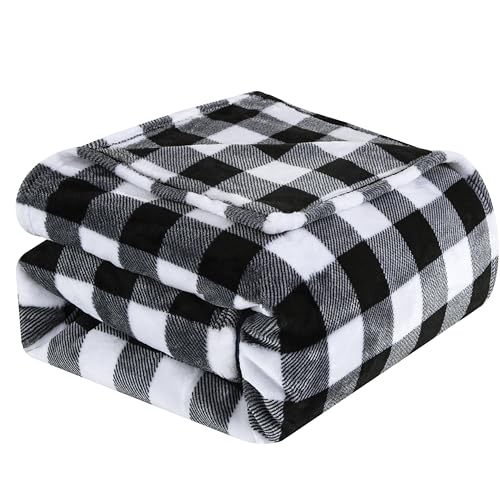 Elegant Comfort Buffalo Plaid Fleece Throw Blanket 50 x 60 Brand New