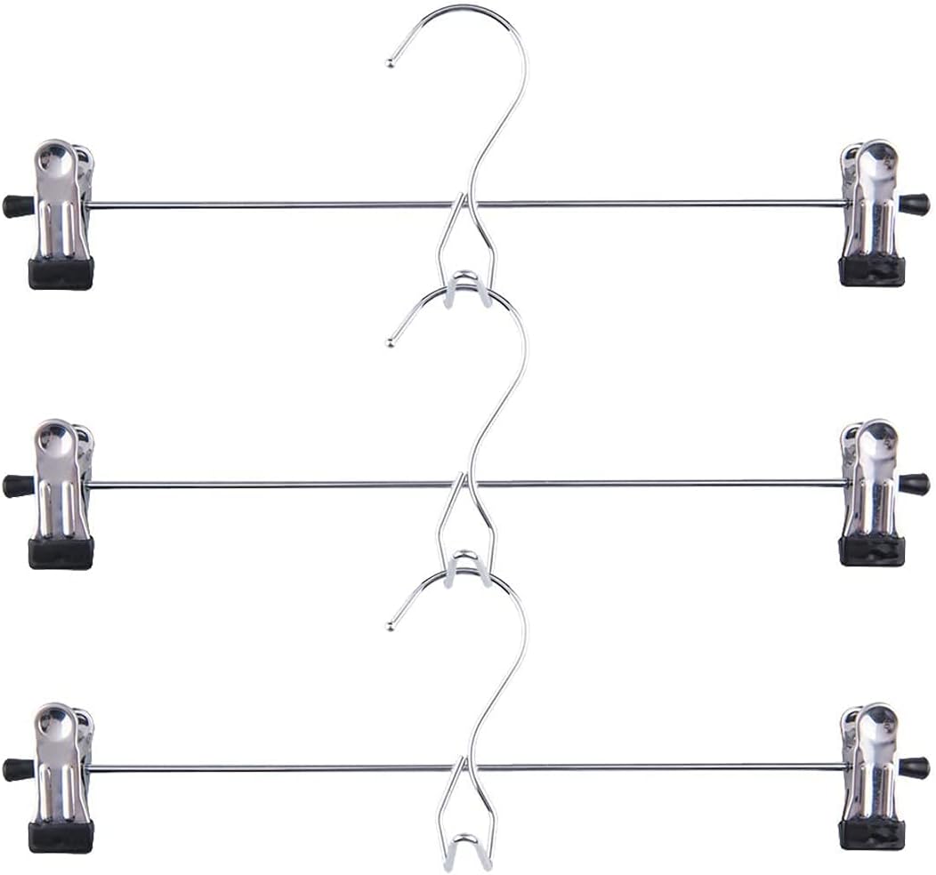 Tosnail 15-Pack Stackable Clothes Hangers - Non-Slip Clips for Space-Saving Closet Organization